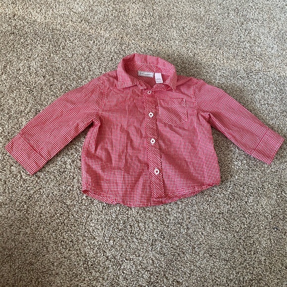 First impressions toddler boy button down shirt and pants outfit size 12 months - Picture 5 of 14